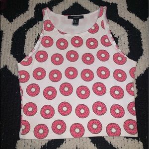 Forever 21 donut crop top